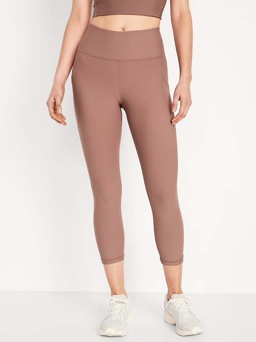 L'image numéro 1 présente Legging PowerSoft à taille haute longueur 3/4