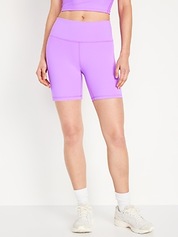 High-Waisted OGC Chino Seersucker Pull-On Shorts -- 3.5-inch inseam