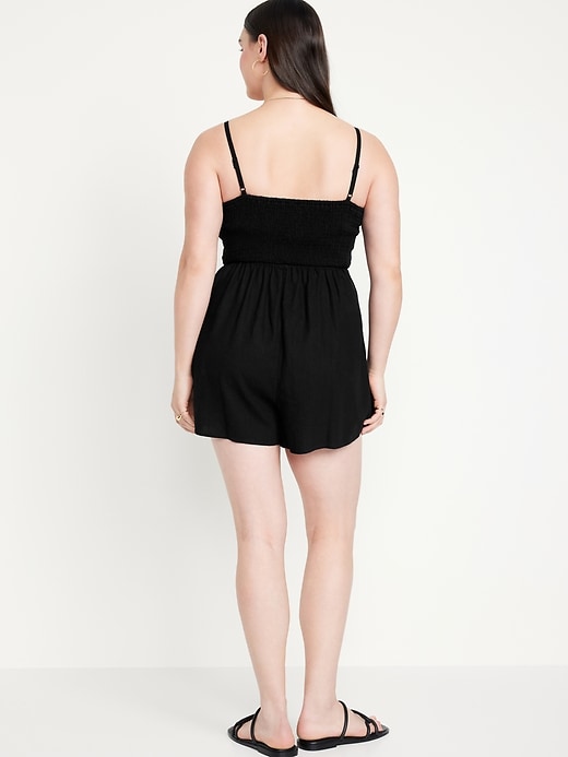 Image number 5 showing, Fit & Flare Cami Romper