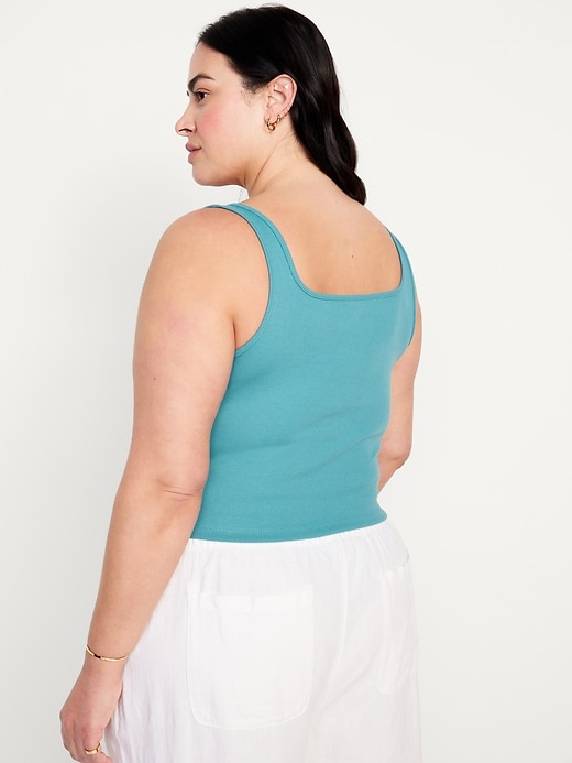 Image number 8 showing, Ultra-Crop Rib-Knit Tank Top