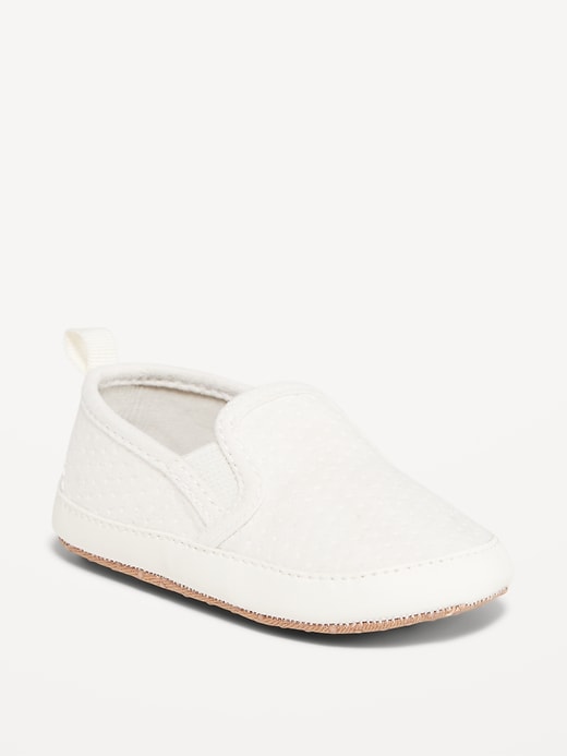 View large product image 1 of 4. Faux-Suede Slip-On Sneakers for Baby