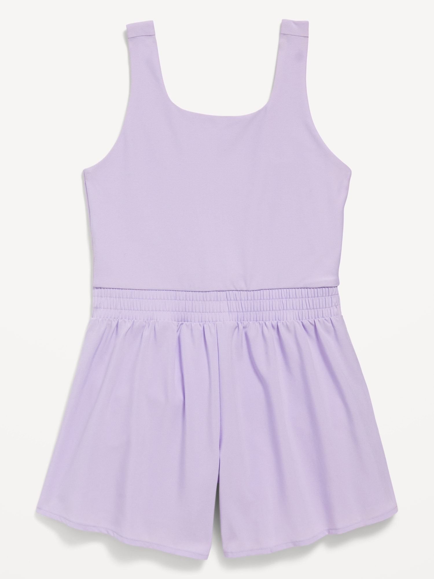 Sleeveless PowerSoft Performance Shorts Bodysuit for Girls | Old Navy