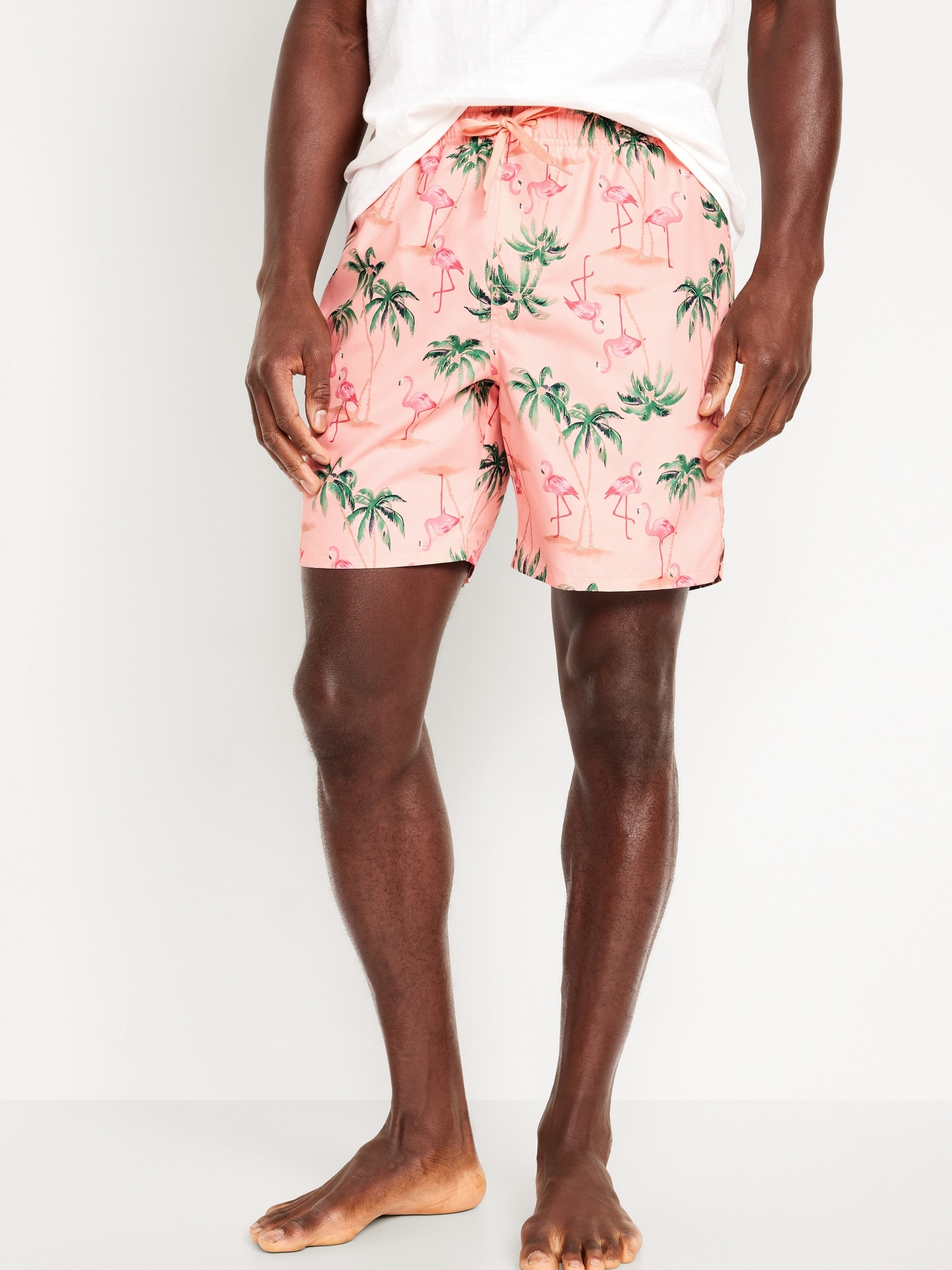 Printed Swim Trunks -- 7-inch inseam