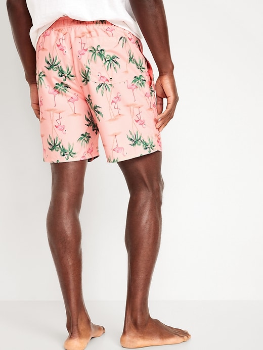 Image number 5 showing, Printed Swim Trunks -- 7-inch inseam