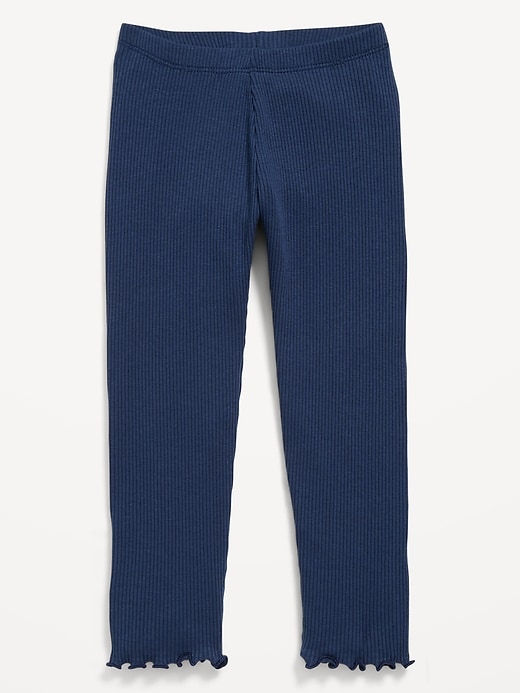 Image number 1 showing, Full-Length Rib-Knit Leggings for Toddler Girls