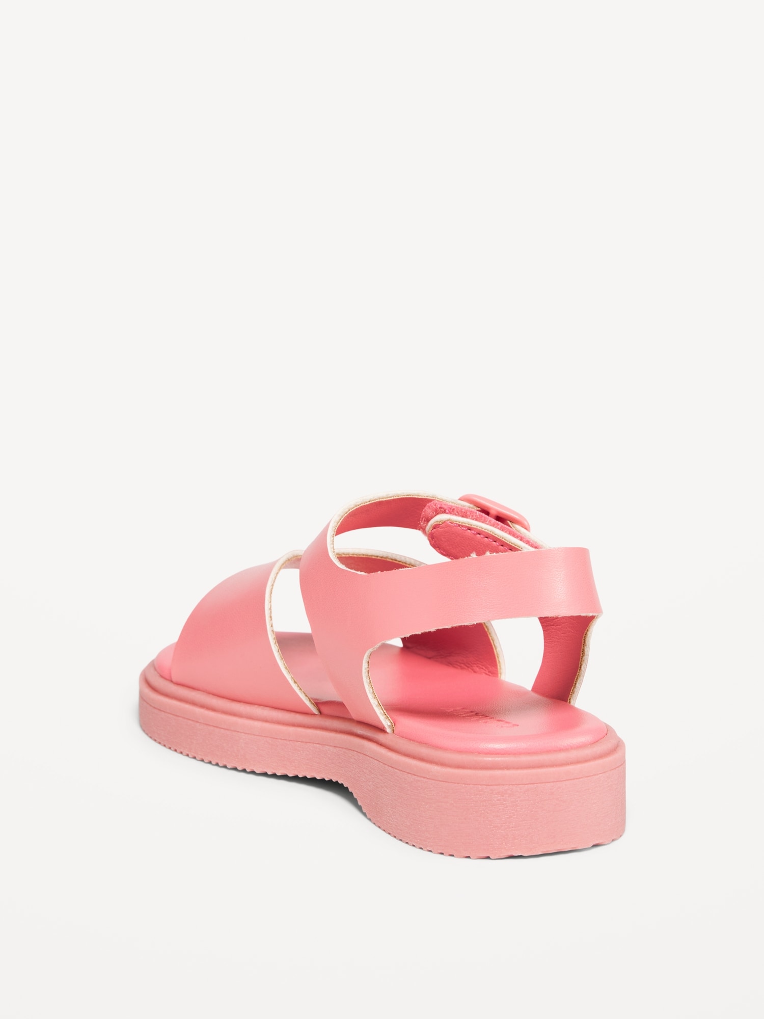 Chunky Faux-Leather Sandals for Toddler Girls