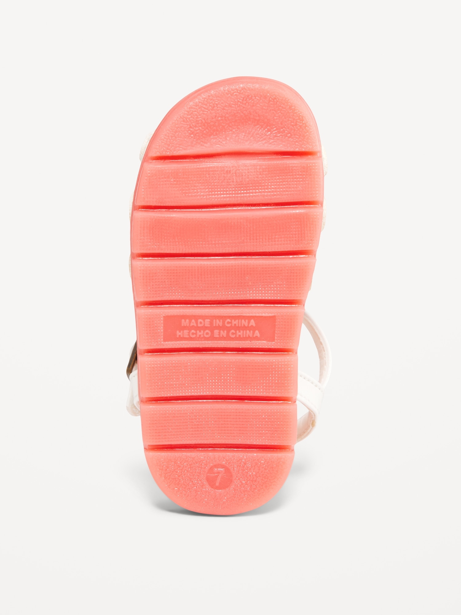 Faux-Leather Platform Sandals for Toddler Girls
