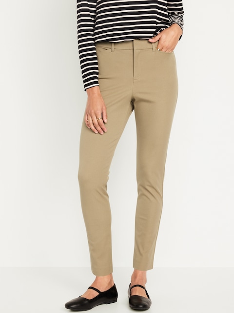 High-Waisted Pixie Skinny Ankle Pants