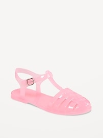 L'image numéro 1 présente Sandales flexibles scintillantes de style pêcheur pour Fille