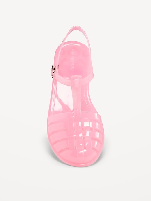 View large product image 2 of 4. Shiny Jelly Fisherman Sandals for Girls