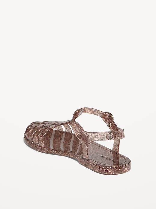 L'image numéro 4 présente Sandales flexibles scintillantes de style pêcheur pour Fille