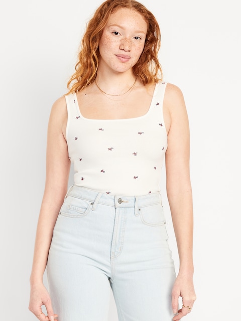 Haut ultracourt en tricot côtelé pour Femme
