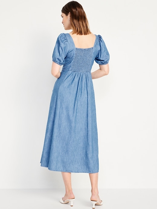ワンピース MEDI GINGHAMCHECK 2WAY PUFFSLEEVE DRESS Gingham Puff Sleeve Tiered Smock Dress | boohoo CA