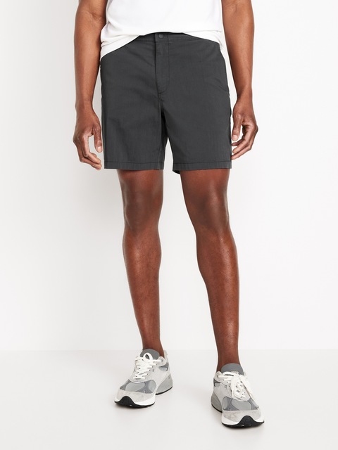 Slim Built-In Flex Tech Jogger Shorts -- 7-inch inseam - Panther
