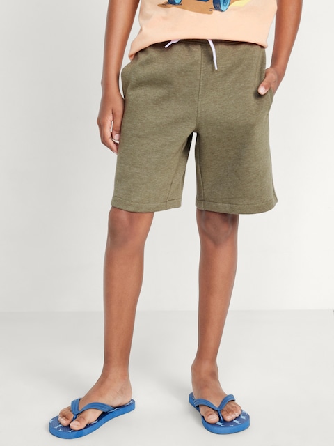 Fleece Jogger Shorts for Boys (At Knee)