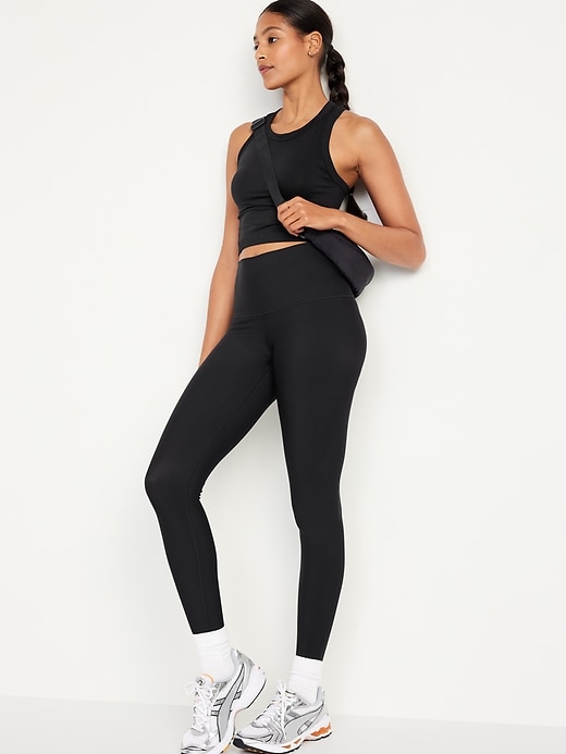 Image number 3 showing, Fitted Seamless Crop Tank Top