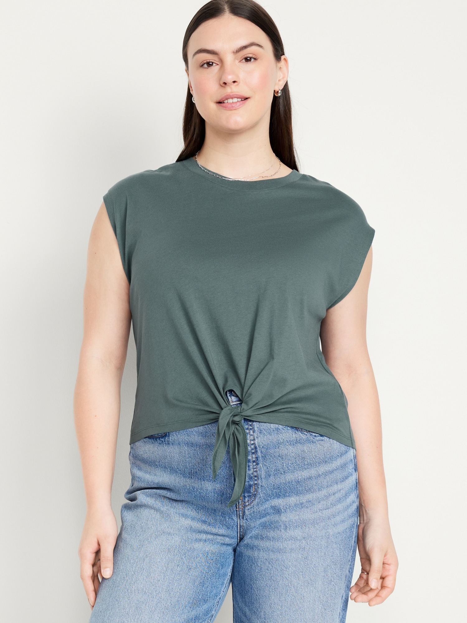 EveryWear Tie-Front Top