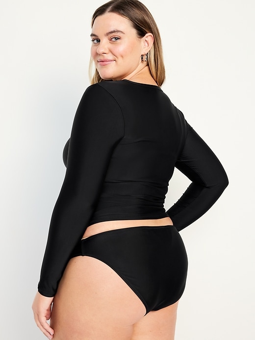 Image number 8 showing, Long-Sleeve Matte Rashguard Swim Top