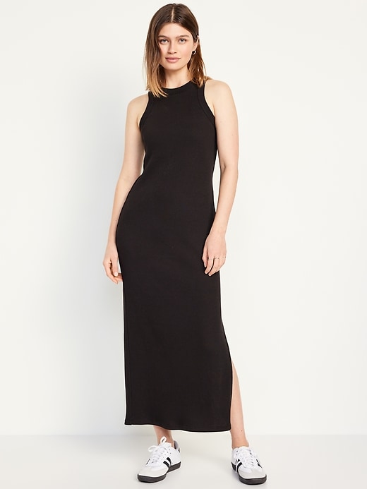 Image number 1 showing, Sleeveless Racerback Maxi Dress