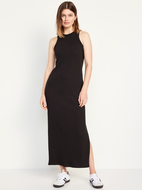 Sleeveless Racerback Maxi Dress