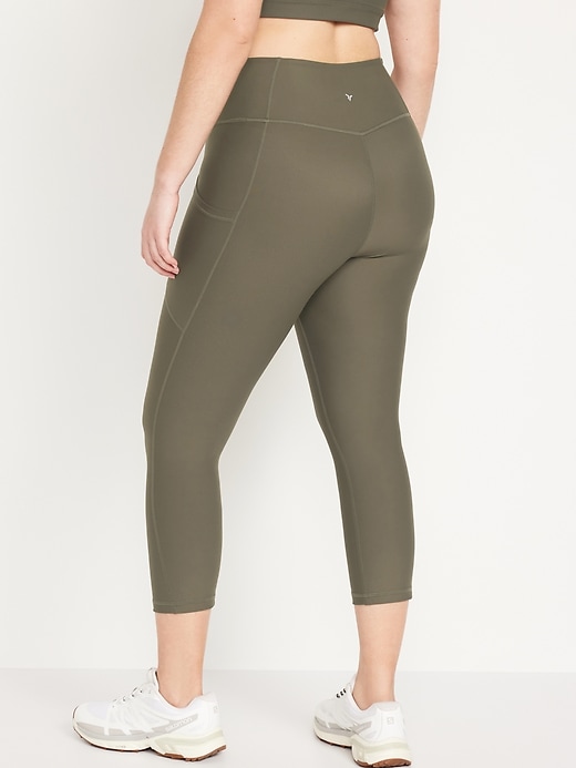 Image number 6 showing, High-Waisted PowerSoft Crop Leggings