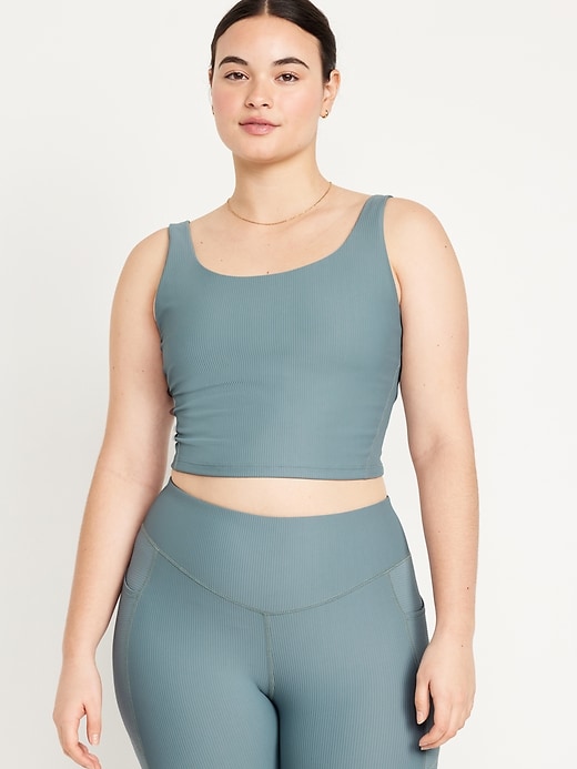 Image number 5 showing, Light Support PowerSoft Rib Longline Sports Bra