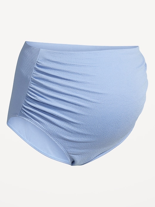 Image number 2 showing, Maternity High-Waisted Swim Bottoms