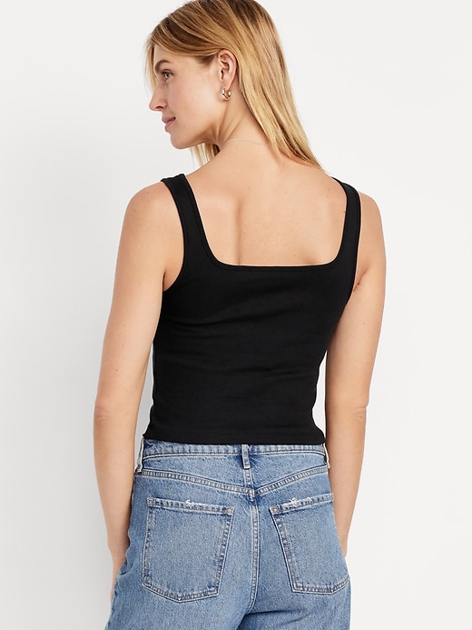 Image number 2 showing, Ultra-Crop Rib-Knit Tank Top