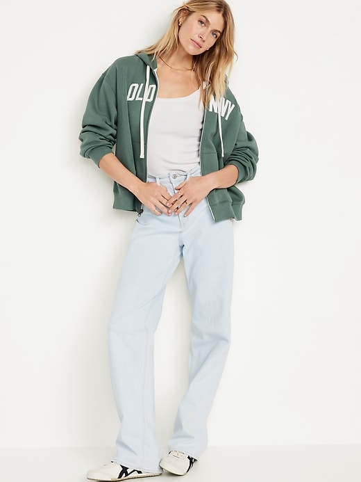 Logo Zip Hoodie | Old Navy