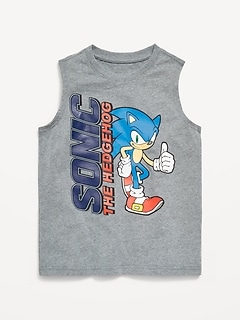 Sonic The Hedgehog™ Gender-Neutral Graphic Tank Top for Kids