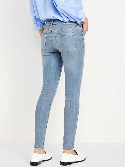 Image number 6 showing, Mid-Rise Rockstar Super-Skinny Jeans
