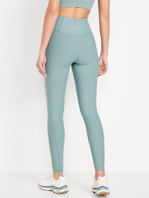 L'image numéro 2 présente Legging PowerSoft à poche à taille haute pleine longueur