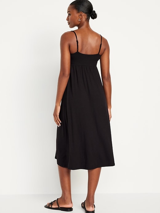 Fit Flare Cami Midi Dress Old Navy