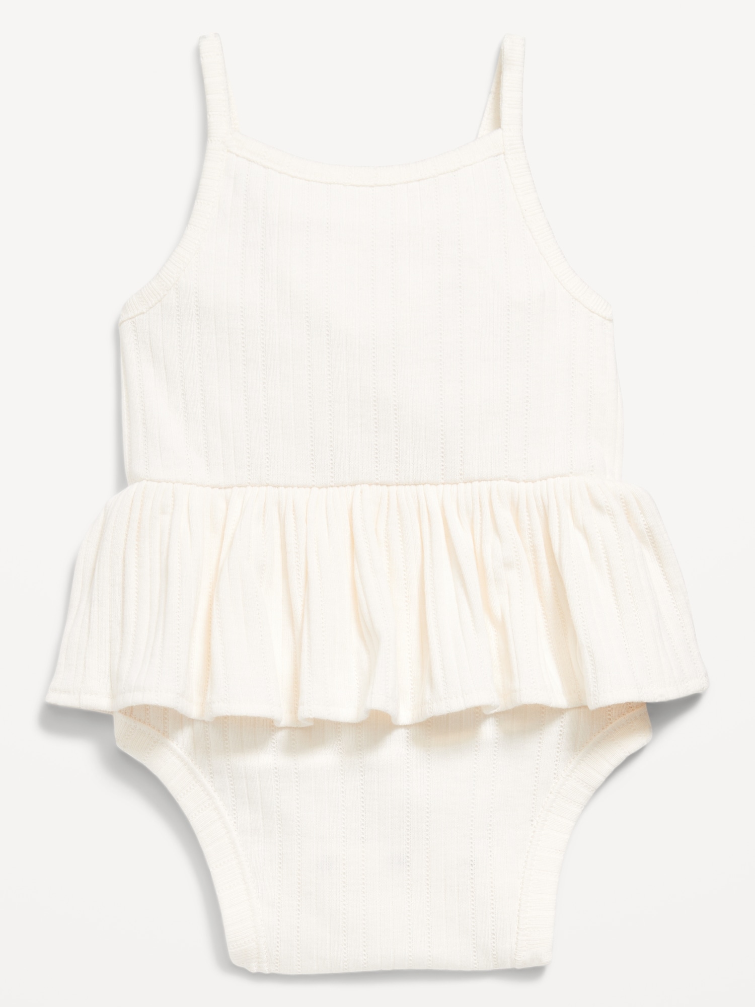 Sleeveless Peplum Bodysuit for Baby