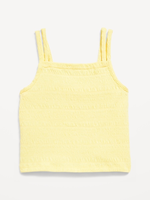 Voir une image plus grande du produit 2 de 3. Camisole ajustée à smocks pour Fille