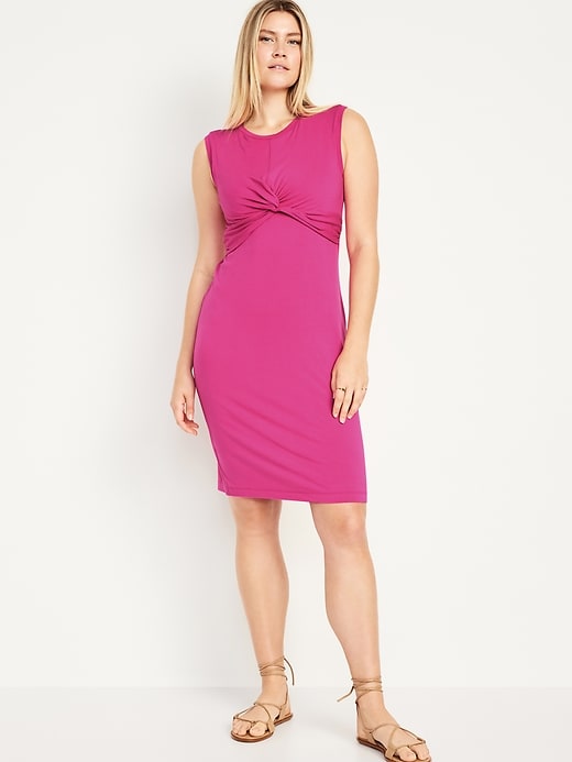 View large product image 1 of 2. Maternity Twist-Front Nursing Dress