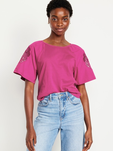 EveryWear Cutwork Top