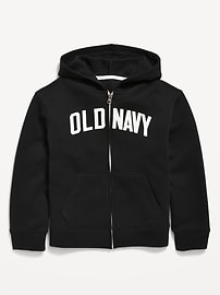 Image number 1 showing, Logo-Graphic Zip-Front Hoodie for Boys