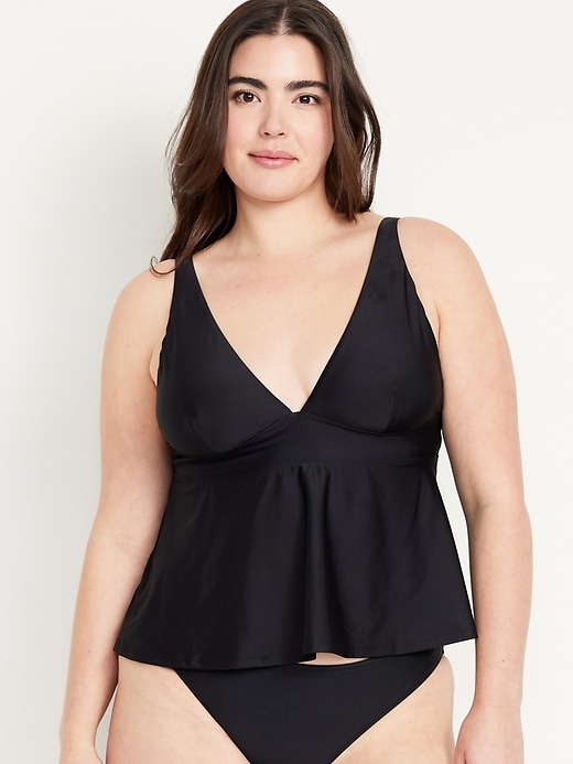 Image number 5 showing, V-Neck Swing Tankini Swim Top