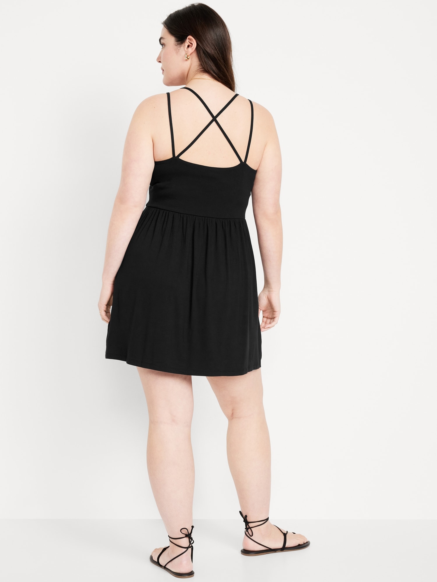 Old Navy Fit & Flare Strappy Mini Dress