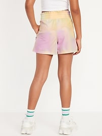 Image number 2 showing, High-Waisted StretchTech Zip-Pocket Shorts for Girls