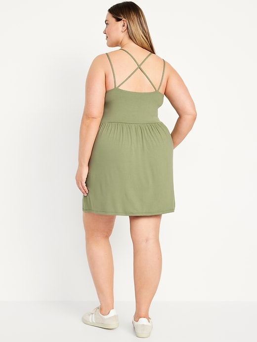 Image number 8 showing, Fit & Flare Strappy Mini Dress