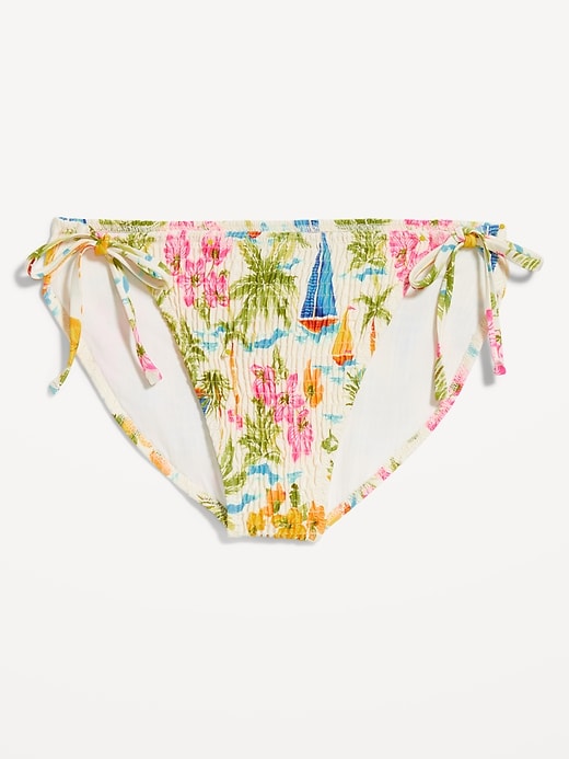 Image number 4 showing, Mid-Rise String Bikini Swim Bottoms