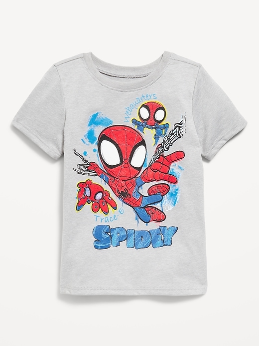 Voir une image plus grande du produit 1 de 2. T-shirt à imprimé de Spider-Man de Marvel&#153 unisexe pour Tout-petit