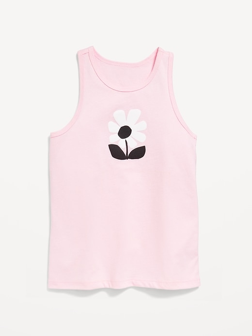View large product image 1 of 2. Fitted Graphic Tank Top for Girls