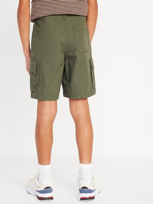 View large product image 2 of 5. Knee Length Loose Cargo Shorts for Boys