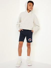 View large product image 3 of 5. Licensed Graphic Fleece Jogger Shorts for Boys (At Knee)