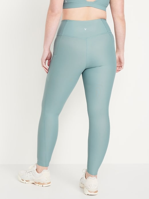 L'image numéro 6 présente Legging PowerSoft à poche à taille haute pleine longueur