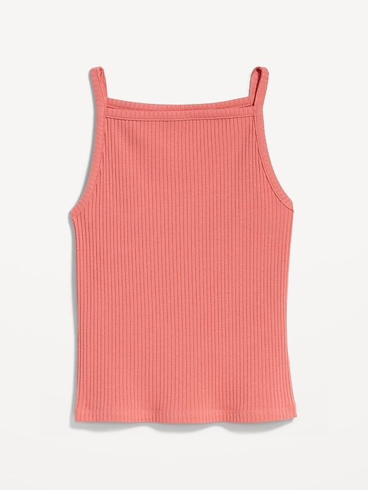 L'image numéro 4 présente Camisole en tricot côtelé