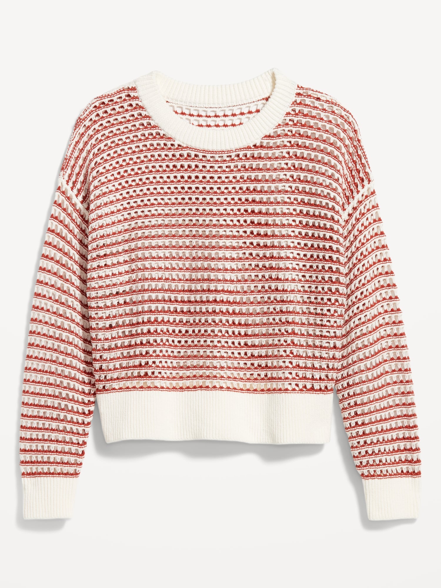 Open-Stitch Sweater